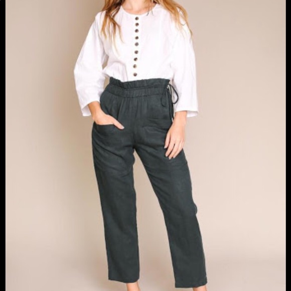 Apiece Apart Pants - Apiece Apart Daniela Pant in Navy/Black